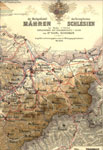 Schulhandkarte des Erzherzogtums Österreich ob der Enns und des Herzogtums Salzburg aus dem Jahr 1890